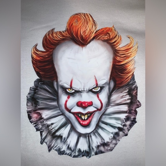 Custom Made Pennywise White Tee🎈 - Picture 3 of 3